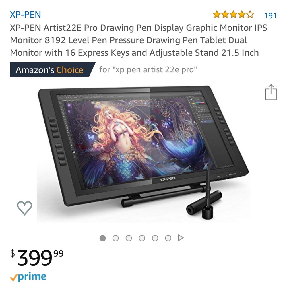 Xp-Pen Artist22E, drawing display